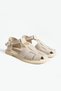 Frank Women's Suede Cage Sandals - Soft Sole Pieces Buckled Sandals - 5