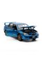 Motormax Subaru Impreza Wrx Sti 1:24 Scale Blue Metal Model Car - Opening Doors and Hood - 3