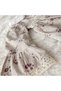 By Murat %100 Cotton Baby Girl Floral Print Eyelet Embroidery Pcs Bow Detail Linen Dress - 5