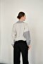 Women's Cross-Collar Hem-Crossed Shirt - 5