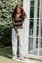 Lace Detailled V-Neck T-Shirt - 2