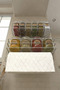 Adhesive Spice Rack Set of 2 Metal Paper Towel Holder Chrome Spice Stand Kitchen Shelf Organizer Chrome - 4