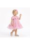 Baby Girl Tulle Princess Dress – Bow Detail Glittery Tulle Birthday and Special Occasion Dress - 2
