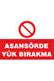 21X30 cm Composite Occupational Safety Warning Sign – Caution, Prohibition, and Ban Sign - Uyr1005