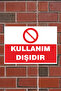 21X30 cm Composite Occupational Safety Warning Sign – Caution, Prohibition, and Prohibit Sign - Uyr1023 - 2