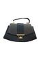Oval Mold Gold Lock Detailed Women's Hand and Shoulder Bag - 3