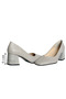 Mink Leather Women's Heeled Shoes - 3