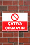 21X30 cm Composite Occupational Safety Warning Sign – Caution, Prohibition, and Prohibit Sign - Uyr1010 - 2