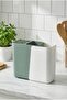 Green Sliding Upright Spoon Holder & Functional Knife Holder and Kitchen Organizer 9X17X21 cm - 3