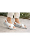 Lara Beyaz Genuine Leather Women Sandals - 7