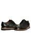 Black Leather Men's Casual Shoes - 3