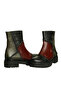 Black Leather Combination Women's Daily Boots - 3