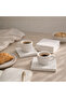 Marble Coasters Set of 4 – White Minimal Natural Stone Coasters - 2