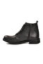 Black Genuine Leather Men's Boots - 4
