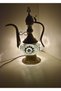 Mosaic Table Lamp Decorative Wrought Jug Lampshade Authentic Desktop Lighting White