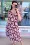 Ring Detail Viscose Dress 6Y016 - 4