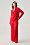 Viscose Satin Textured Shirt and Pants Set - 2