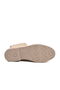 Beige Fleece Women's Chelsea Boots - 5