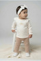 Baby Girl Angel Winged Leggings Set Cream - 2