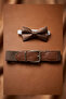 Boys' Belt and Bow Tie Set with Elastic Adjustable Features, Suitable for Ages 1-14 - 6