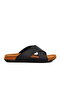 Black Anatomical Men's Flat Slippers