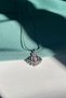 Pearl Detailed Cage Design Steel Oyster Necklace - 2