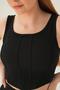 Black Grass Detail Blouse 4168A - 2