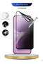 vivo V70 FE 5G 2026 Premium Nano Ceramic Privacy Full Cover Matte Flexible Clear/Black - 4