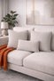 3-Pack Cotton Textured Woven Cushion Ecru
