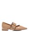 Nude Nut Patent Leather Women's Evening Dress Shoes