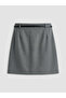 Nevavm Belted Mini Skirt with a Difference - 6