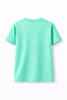 4-Pack Unisex Oversized California Printed T-Shirts – Black, White, Gray, Aqua Green - 5