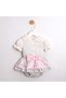 Baby Girl Carousel Embroidered and Ruffled Skirt Set - 2-Piece Cotton Holiday and Special Occasion Set - 4