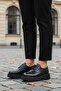 Black Thick Sole Women's Casual Shoes - 3
