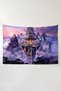 Sky City Wall Covering – Large Size Tapestry Wall Rug Sq, Game Anime Movie Room Decor