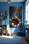 Gta Sports Car Themed Anime Wall Covering – Oversized Tapestry Room Decor High-Definition Print - 3