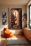Eiffel Tower Wall Covering – Large Size Tapestry Wall Rug Sq, Game Anime Movie Room Decor - 4