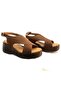 Luxury Padded Sole with Orthopedic Double Straps and Asymmetrical Cutting Detail Sandals - 2