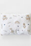 100% Cotton Muslinywnidoğan Baby Pillow 42X33 cm Bead Silicone Filled 2-Pack Pillowcase - 4