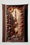 Eiffel Tower Wall Covering – Large Size Tapestry Wall Rug Sq, Game Anime Movie Room Decor