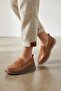 Elit Asmrt005-L Women's Genuine Leather Casual Shoes Brown