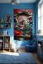 Mulan Themed Wall Tapestry – Large Size Tapestry Wall Art Rug Inches, Game Anime Movie Room Decor - 3