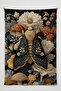 Butterfly Embroidery Appearance Anime Wall Cloth – Large Size Tapestry Room Decor High-Definition Printing