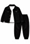 Boy's Velvet Jacketed 3-Piece Set (Jacket + T-Shirt + Pants) 1-12 Years Old I Holiday Set - 3