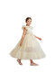 - Long Party Dress "Belle" Cream Colour - 2