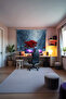 Red Tree Wall Covering – Large Size Tapestry Wall Rug Sq, Game Anime Movie Room Decor - 3