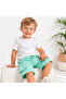 Boy's Mint Green Cargo Pocket Detail Canvas Shorts - 4