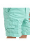Boy's Mint Green Cargo Pocket Detail Canvas Shorts - 6