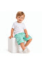 Boy's Mint Green Cargo Pocket Detail Canvas Shorts - 3