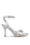 Elit Mst1355M Women's Classic Heeled Shoes Silver